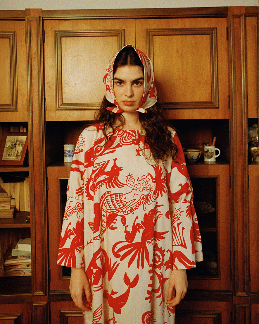 Bodymaps suknia chustka bestie