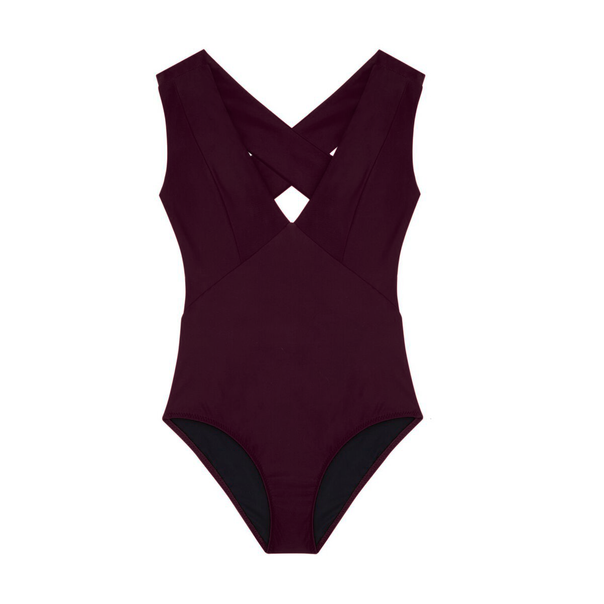 KOSTIUM JEDNOCZĘŚCIOWY DINAH <br> ŚLIWKA / ECONYL®